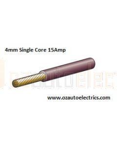 Narva 5814-30BN Brown Single Core Cable 4mm (30m Roll)
