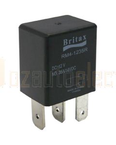 Britax Micro Relay 12V 35amp n/o 4 Pin Resistor Type 