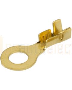 Narva 56234 Ring Terminal Non-insulated Brass (Open End) 5mm dia (Pack of 100)