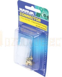 Narva 56272BL 2 Way Quick Connector Housing with Terminals - Male & Female (Blister Pack)