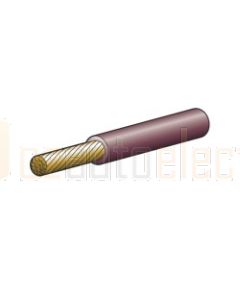 Brown Single Core Cable 5mm - 1m Cut to Length