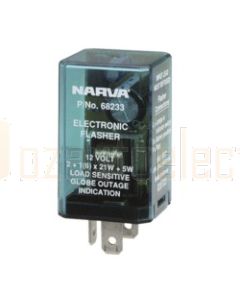 Narva 68233BL 12 Volt 3 Pin Electronic Flasher - Blister Pack