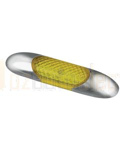 LED Autolamps 68Y Courtesy Coloured Strip Lamp - Yellow (Single Blister)