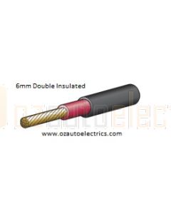 Double Insulated Single Core Cable 6mm (100m Roll)