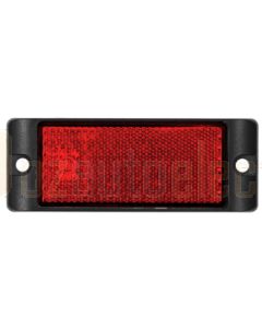 LED Autolamps 7035R Red Reflex Reflector with Mounting Bracket (Twin Blister)