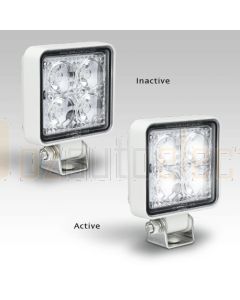 LED Autolamps 7312WM Flood/Reverse Beam Lamp - White Housing (Single Blister)
