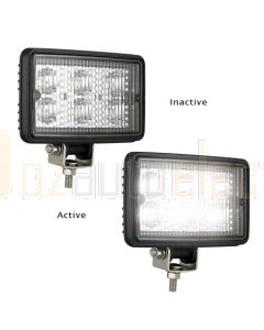 LED Autolamps 7451BM Flood Lamp - Black Housing (Single Blister)
