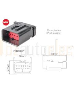TE Connectivity 776438-1 AMPSEAL 16 12 Circuit Receptacle Connector