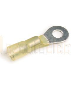 Quikcrimp HDC39 Yellow 5mm Heatshrink Ring Terminal