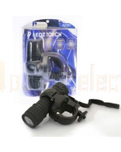 Aerpro ALT9B1 9 LED torch w/ bracket black