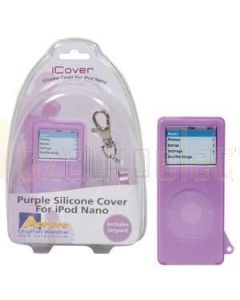 Aerpro API89249 Ipod nano silicone case purple