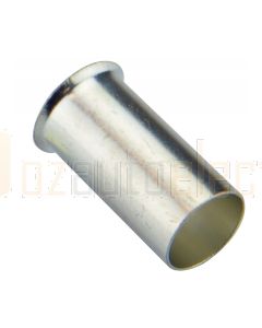 Quikcrimp 20mm Uninsulated End Sleeve (Boot Lace) Ferrules, 35mm2