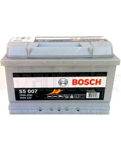 Bosch Silver Calcium S5 Battery 90D23R 650 CCA