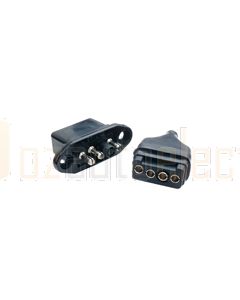 Britax 4 Pin Flush Mount Plug & Socket (B90-A)