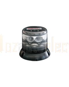 Britax Flange Base 16 LED (3 Bolt) Flash / Sim-Rotate Cl - Amber (LSS222CA)