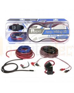 Aerpro BSX210 Bassix 10ga 2 Channel Amp Install Kit