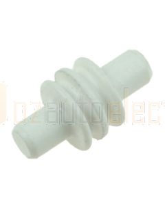 Delphi 15305170 White Individual Loose Round 1 Way Cable Cavity Plug Seal