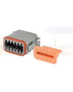Hella Mining 9.HM4950 12-Way Male DT Connector (Incl. Wedge) - Pack of 5