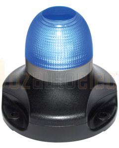Hella 360 Nylon MultiFLASH Signal LED - Blue Illuminated (98091170)
