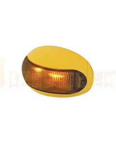 Hella Mining HM2026D DuraLED Marker Lamp DT - Amber Cabin Marker