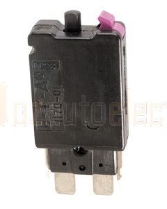 Hella Manual-Reset Circuit Breaker - 20A, 10-28V DC, Screw Connection (8743)