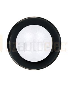 Hella Round LED Courtesy Lamp - White, Hi-Intensity, 24V DC (98050151)