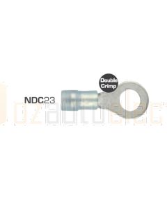 IONNIC NDC24 8mm Blue Nylon Insulated Ring Terminals (Pack of 100)