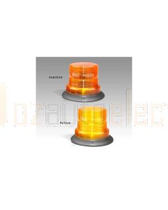 LED Autolamps 128AMF Amber Strobe Beacon Fixed Mount (Blister)