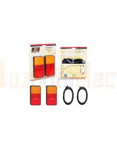 LED Autolamps 150TK5 Trailer Lamp and Cable Kit (Twin Blister)