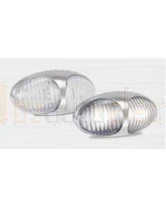 LED Autolamps 37CWM2P Front 3nd Outline Marker with Chrome Bracket
