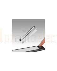 LED Autolamps 40410/24 Interior Strip Lamp with  On/Off Touch Switch - Black, 410mm, 24V (Single Blister)