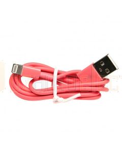 Aerpro LI5USBRD Lightning To USB Cable Red