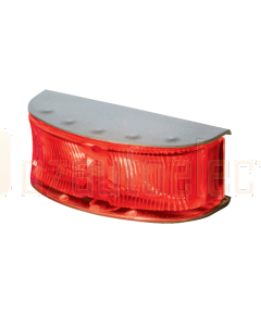 Hella LED Rear End Outline Marker Lamp Red 12/24V Polished Hsng 