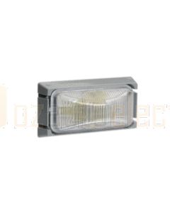 Narva 91518 12 Volt Sealed Utility Lamp Kit (Clear) with Grey Mounting Base