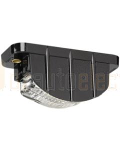 Narva 91681 9-33 Volt 3 L.E.D Licence Plate Lamp in Low Profile Black Housing and 2.5m Cable