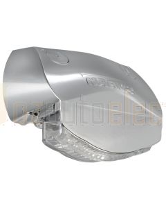 Narva 91664 9-33 Volt 3 L.E.D Licence Plate Lamp in Chrome Housing and 0.5m Cable