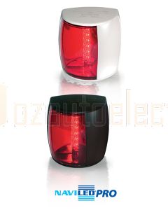 Hella 2LT959900001 2NM Port Lamp, Black Shroud, Coloured Lens