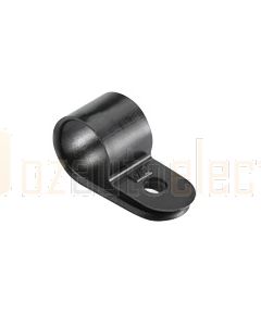 Narva 56585 Nylon Black Cable Clamps (P-Clips) - 12.7mm (Bag of 100)