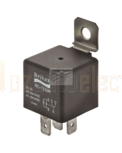 Britax C/over Mini Relay 12V 30/40amp 5 Pin n/o Resistor Type
