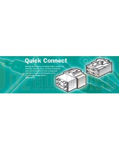 Narva 56258 8 Way Quick Connector Housing with Terminals - Male (Pack of 10)
