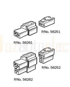 Narva 56251 1 Way Quick Connector Housing with Terminals - Male (Pack of 10)