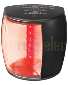 Hella 2LT959900501 2 NM BSH NaviLED PRO Port Navigation Lamp (Black Shroud - Red Lens)