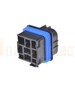 Delphi Metri-Pack 630 Series, 3 Row 5 Way Cable Mount Socket Connector, with Crimp Termination Method 