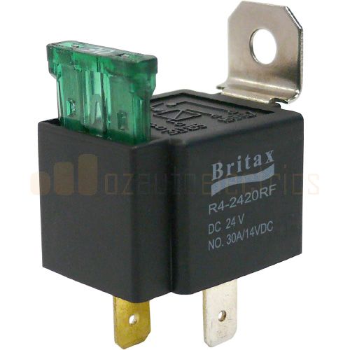 HELLA 003530041 12V/25 Amp SPST Mini ISO Relay with 25 Amp Fuse and Bracket 