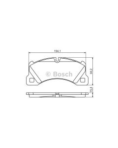 Bosch 0986494206 Brake Pad Set BP1142 - Set