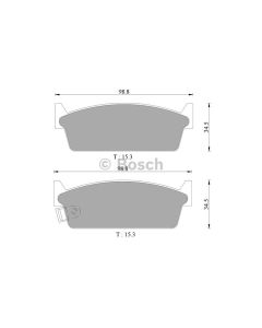 Bosch 0986AB2038 Brake Pad Set DB1144BL - Set