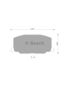 Bosch 0986AB2056 Brake Pad Set DB1129BL - Set