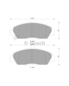 Bosch 0986AB2212 Brake Pad Set DB1268BL - Set