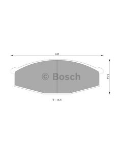 Bosch 0986AB2239 Brake Pad Set DB321BL - Set