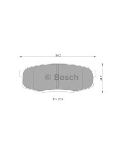 Bosch 0986AB2276 Brake Pad Set DB1857BL - Set